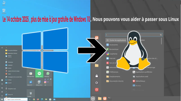 Passage de windows10 à Linux